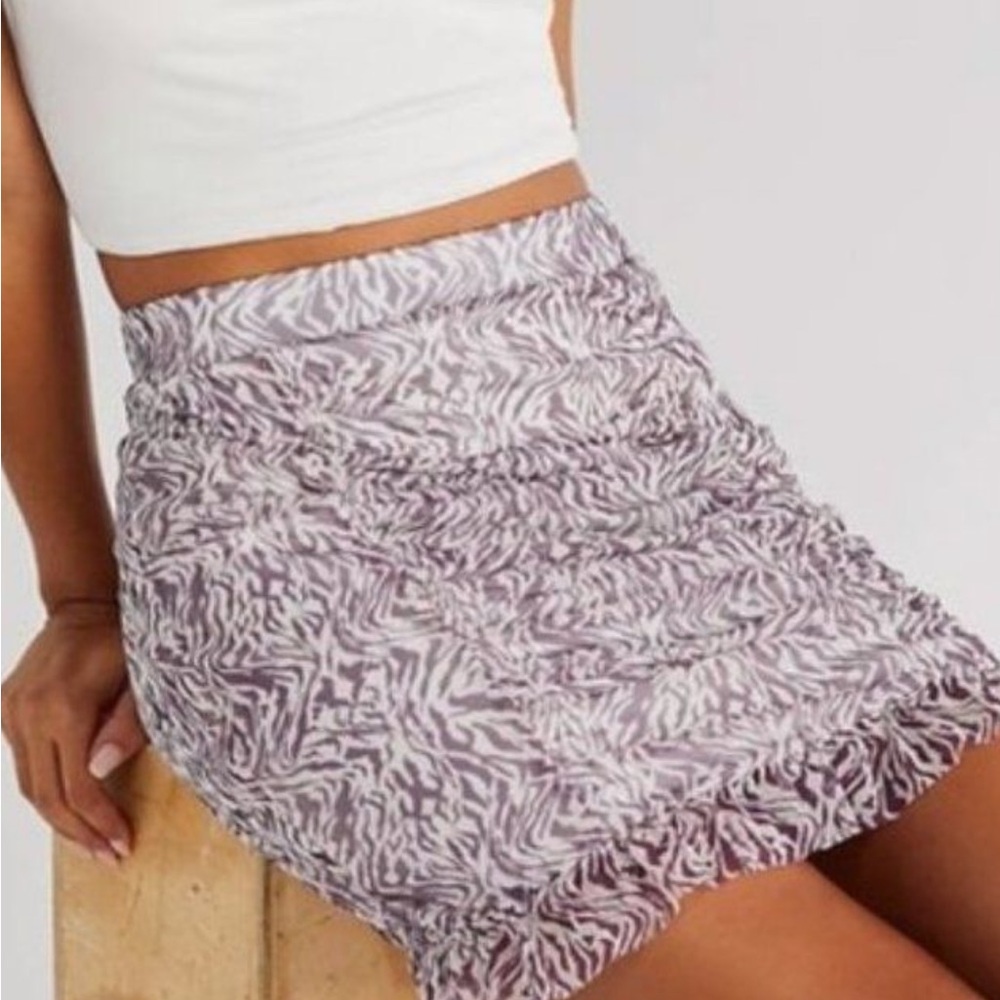 Free People Remi Mesh Mini Skirt